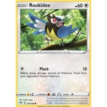 Sběratelská karetní hra Pokémon DAA 154/189 Rookidee - Darkness Ablaze Stav: Near Mint, Verze: REVERSE HOLO