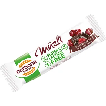 Cerbona Gluten Free Chocolate-Sour Cherry Muesli Bar (35 g)