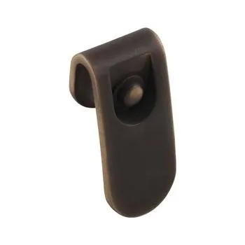 Nábytkové kování Knopka Flexo šířka 24, výška 49,1 mm, bronz industriální