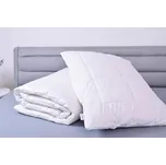 SET Z OVČÍ VLNY letní přikrývka + Vlněný polštář - 140x200 + 50x70 cm , Růžová sypkovina