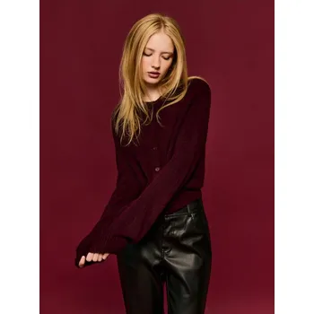 Dámský svetr Kardigan - XS - House - mahagon - 133GH-93M