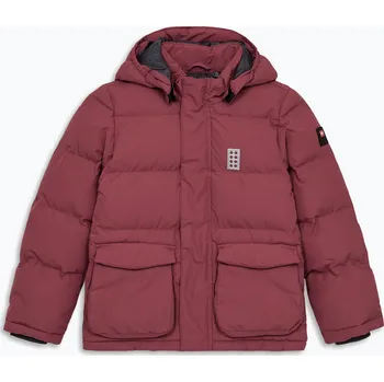 Chlapecké oblečení Dětská zateplená bunda LEGO Lwjaz 704 earth red