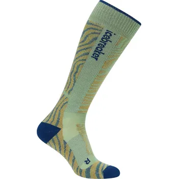 Pánské ponožky ICEBREAKER Mens Ski+ Medium OTC Mountain Contour, Seaglass/Atlantis/Trail velikost: 42-44 (M)