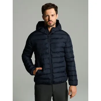 Sinsay - Prošívaná puffer bunda s kapucí - námořnická modrá - 269EU-59X - 269EU-59X-M