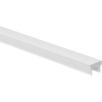 LED lišta Difuzor KLUŚ HR-21 pro LED hliníkové profily poloprůhledný 2m