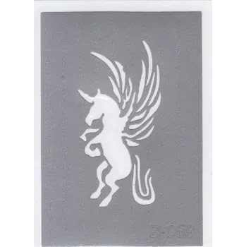 Odstranitelné tetování Šablona pro třpytivé tetování B059