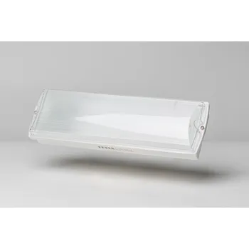 Nouzové osvětlení TESLA lighting Tesla - nástěnné nouzové svítidlo 3W, 5000K, IP65, 3 hodiny, ruční test, 1500 mAh