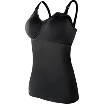 Těhotenská podprsenka Kojící / těhotenské tílko Barva: Černá, Velikost: M