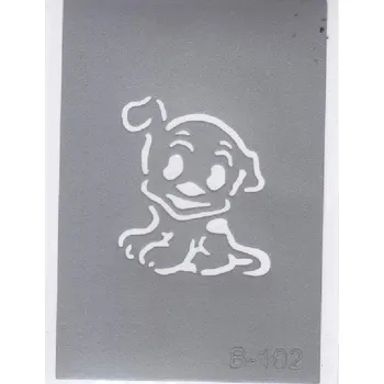 Odstranitelné tetování Šablona pro třpytivé tetování B102