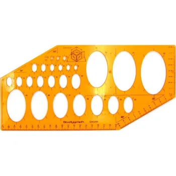 Šablona GRAPH'IT na elipsy 2-60mm