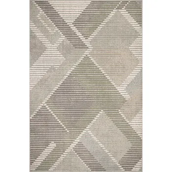 Koberec Koberec Ballata Elian Shale geometrický, šedý / zelený