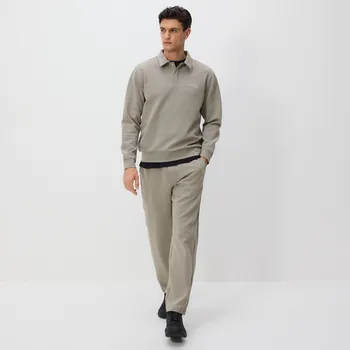 Pánské kalhoty Reserved - Kalhoty jogger straight - béžová - 173EF-80M - 173EF-80M-XL