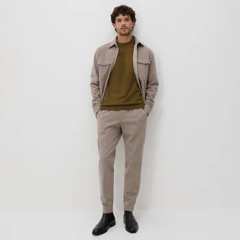 Reserved - MEN`S TROUSERS - béžová - 6696L-08M - 6696L-08M-XXL