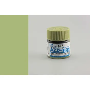 Modelářská barva Gunze - Acrysion - N127 - Cockpit Color (Nakajima) - Barva kabiny 10ml