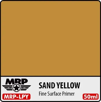 Modelářská barva MR.Paint LPY Fine Surface Primer Sand Yellow 50ml