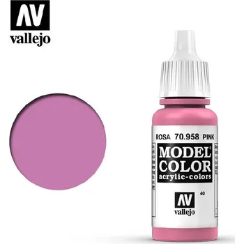 Modelářská barva Vallejo - Model Color 40 Pink 17 ml. 70958