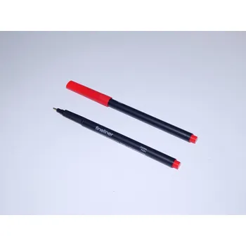 popisovač fine liner 7021 červená 587146
