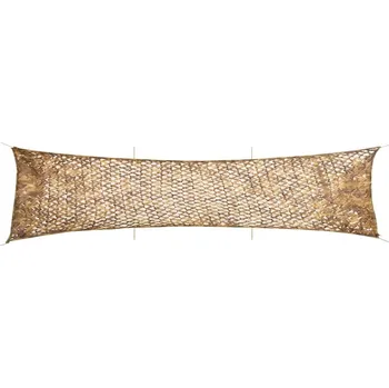 Luk vidaXL Maskovací síť s úložným vakem 613 x 138 cm [4008241] Barva: Písková