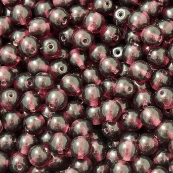 Korálek CZ Korálek mačkaný KULIČKA 5mm amethyst