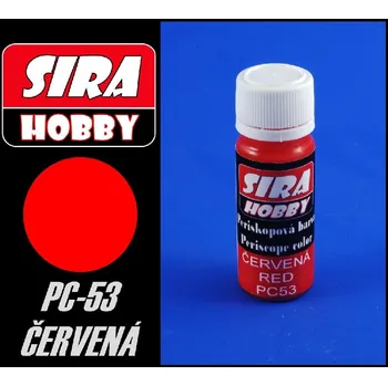 Modelářská barva Síra Hobby - PC53 - Periskopová barva - Červená 10ml