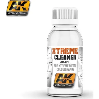 AK Interactive - Xtreme Cleaner for Xtreme Metal Colour Range 100ml.