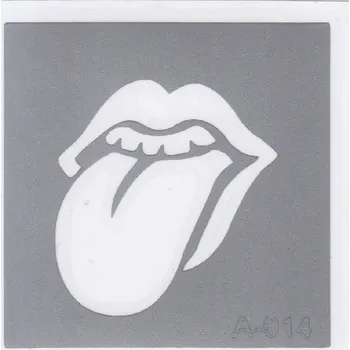 Odstranitelné tetování Šablona pro třpytivé tetování A014