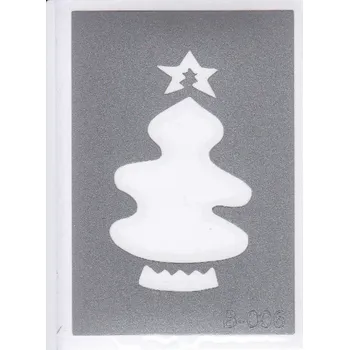 Odstranitelné tetování Šablona pro třpytivé tetování B006