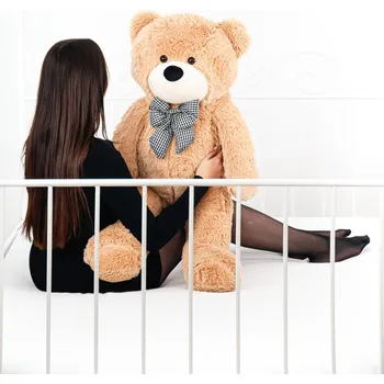 plyšák The Bears® Plyšový mědvěd 100 cm - BÉŽOVĚ HNĚDÝ
