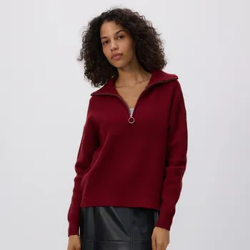 Dámský svetr Reserved - Svetr s viskózou - karmínová - 381GP-92X - 381GP-92X-XL