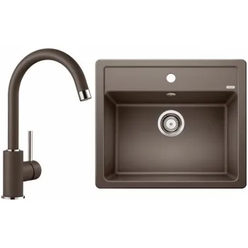 Granitový dřez Blanco Set 07-C 25 Legra 6 Kávová + Mida Kávová