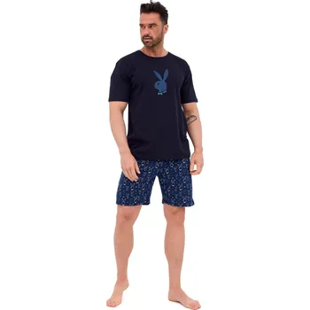 Pánské pyžamo Pánské pyžamo Cornette modré (326/190) XL Možnost vrácení zboží ZDARMA do 120 dnů!