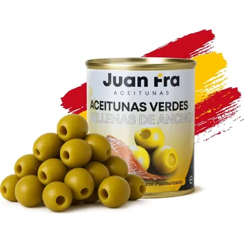 Juan Fra Zelené olivy s ančovičkovou pastou (125g)