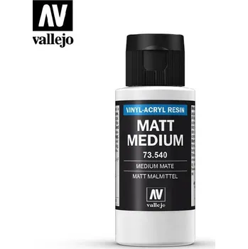 Modelářská barva Vallejo - Pomocné produkty 73540 Matt Medium 60 ml.