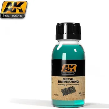 Modelářská barva AK Interactive - Metal Burnishing Fluid 100ml.