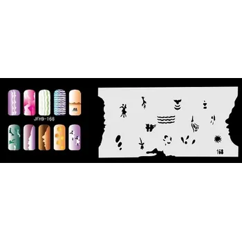 Šablona na nehty (airbrush nail art) JFH09-168