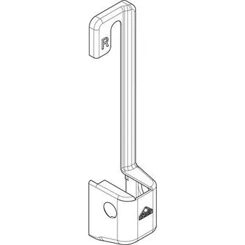ROTO NT/NX krytka rohové ložisko E5/T dřevo R01.3 titan mat levá