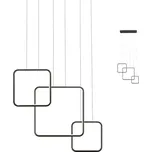 Redo 01-2098 - LED Stmívatelný lustr na lanku THAI LED/66W/230V 3000K černá