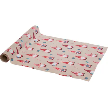 ubrus Atmosphera Běhoun na stůl s vánočními skřítky, 28 x 300 cm