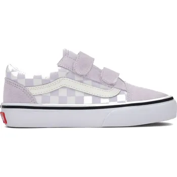 Chlapecké tenisky tenisky dětské VANS Old Skool V COLOR THEORY CHECKERBOARD KIDS Lilac Mist - 33