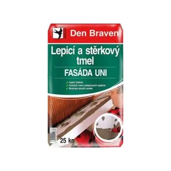 Průmyslové lepidlo Den Braven Lepicí a stěrkový tmel FASÁDA UNI 25 kg - Cena při odběru uceleného zateplovacího systému (izolant, lepidlo, perlinka, příslušenství)