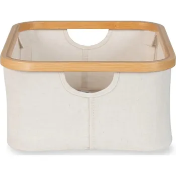 Úložný box Bambusový úložný košík Quax Smart 38 x 30 cm – Béžový