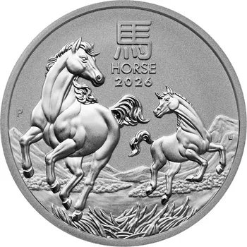 Perth Mint - Lunar series 1/2 Oz Silver - Year of the Horse 2026 - 15,5 g