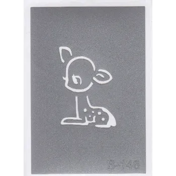 Odstranitelné tetování Šablona pro třpytivé tetování B146