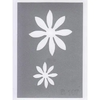 Odstranitelné tetování Šablona pro třpytivé tetování B107