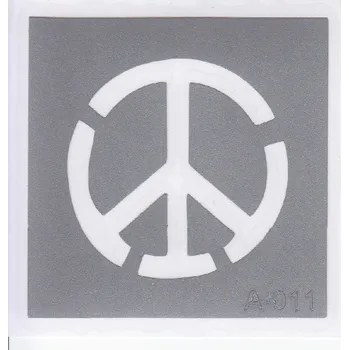 Odstranitelné tetování Šablona pro třpytivé tetování A011