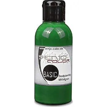 Modelářská barva Senjo Color - 2011 - airbrush barva pro face a body painting - Zelená 75ml