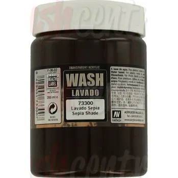 Modelářská barva Vallejo - Game Color 73300 - Sepia Wash 200 ml.