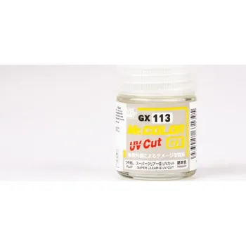 Modelářská barva Gunze - Mr.Color GX - GX113 - Super Clear III UV Cut Flat 18ml