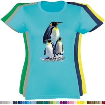 Dámské tričko damske-levne-bavlnene-tricko-digitalni-potisk-tucnak-cisarsky Barva: Turquoise - tyrkysová, velikost: XXL