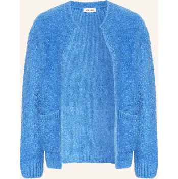 Dámský svetr More & More Dámský Pletený Kabátek Z Buklé, modrá, 34
